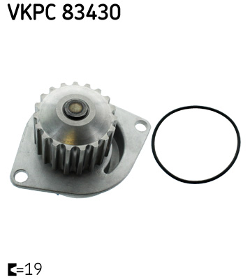 Pompă de apă, răcire motor VKPC 83430 SKF